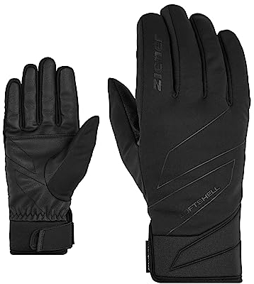 Ziener Herren Ilion Freizeit- / Funktions- / Outdoor-Handschuhe | Soft-Shell, Winddicht, wasserdicht, Black, 10