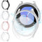 Jvchengxi [4+4Stück] Matt Hülle 44mm für Samsung Galaxy Watch 5 / Galaxy Watch 4 mit Glas Displayschutz, Hart PC Bumper Schutzhülle + Gehärtetes Glas Schutzfolie (Schwarz+Silber+Roségold+Klar)