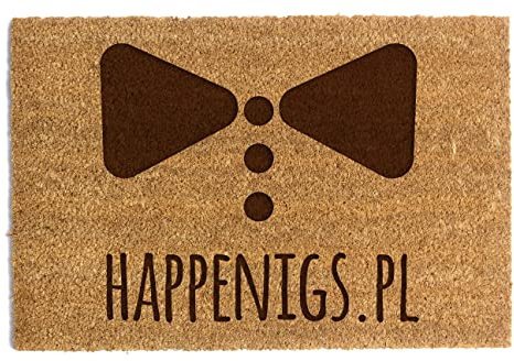 Happenings Fußmatte mit Ihrem Logo, Pesonalisierte Fußmatten mit Ihrem eigenen Bild, Kokosfaser, 40 x 60 cm