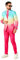 OppoSuits Herrenanzug - Funky Faded Rainbow - Pink, Blau, Gelb - Partykostüm-Outfit