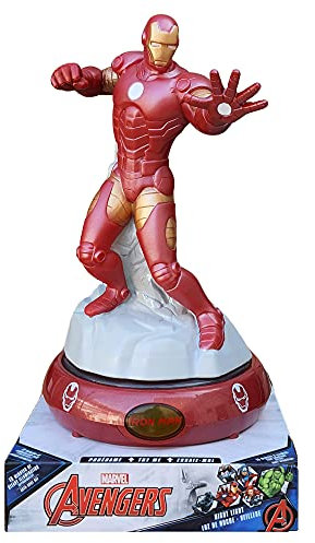 Lampada 3D, Iron Man, Marvel, Avengers, luce da notte a Led, comodino, tavolo, per bambini