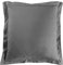 douceur d'intérieur, Taie d'Oreiller (63 x 63 cm) Lina Anthracite, 100% Coton