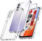 LeYi für Hülle Samsung Galaxy A14 4G/A 14 5G Durchsichtig Handyhülle und 2 Schutzfolie, Air Cushion Weich TPU Bumper Handyhülle Schutzhülle Cover Case Handy Hüllen Crystal Clear