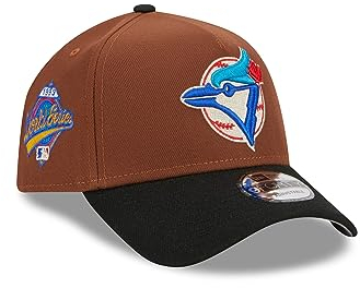 New Era Toronto Blue Jays MLB Harvest World Series 1993 Brown Black 9Forty A-Frame Snapback Cap - One-Size