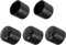 MACHSWON 5pcs Rubber End Caps 22mm ID, Vinyl Round End Cap Cover Screw Thread Protectors Tube Bolt Cap for protection of Screws Tubes Cables Wires, etc