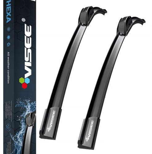 Visee HEXA Scheibenwischer Wischblätter Frontwischer HEXA NISSAN Qashqai (J10) 12.2006-600mm/380mm