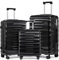 Sea choice Kofferset Hartschalenkoffer 3 Teilig Trolley Koffer ABS Leicht Gepäckset Reisekoffer Handgepäck Sets mit TSA Schloss und 4 Rollen YKK Reißverschluss M/L/XL, 55/67/76cm