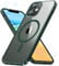 OWKEY Magnetic for iPhone 11 Case, [Compatible with MagSafe & Military-Grade Protection] with Screen Protector, Anti-Yellowing Shockproof Protective Phone Case for iPhone 11 6.1 Inch (Green)
