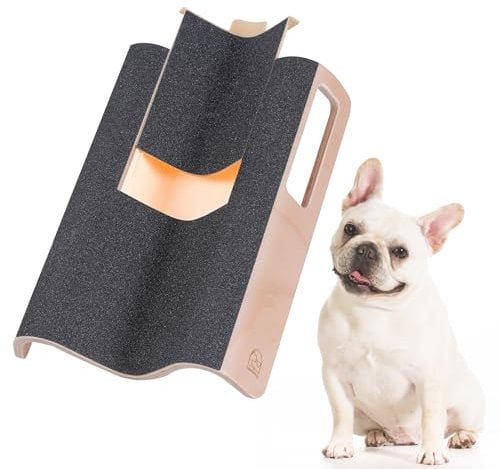 LovIntry M-Shaped Dog Scratch Pad for Nails with Treat Box, Dog Nail Scratch Board, Dog Nail File Toy and Shorten Dog’s Side Nail Easier (with Treat Box, M)
