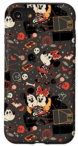 iPhone SE (2020) / 7 / 8 Disney Mickey Mouse & Minnie Mouse Scary Sweet Halloween Case