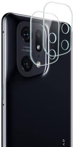 NOVAGO Compatible avec Oppo Find x5 - Lot de 2 Films vitre Protection Verre trempé ultra résistant pour la partie caméra