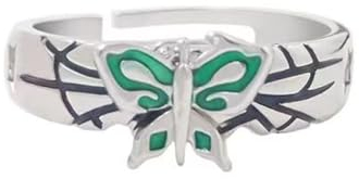 XSLGOGO Anime Peripheriegeräte JoJo's Bizarre Adventure Stein Ozean Kujo Jolyne Ringe Cosplay Ringe