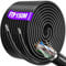 Cavo Ethernet Cat 6 da 150m Schermato RJ45 Cavo, 23AWG Cavo di Rete LAN Cat 6 FTP ad Alta Velocità Per Connessione Internet Veloce Gigabit Cat 6 150 Metri Esterni Interni Resistente Alle Intemperie
