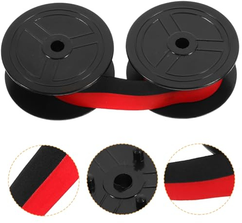 Gogogmee Universelles Doppelspulen Schreibmaschinenband 2-farbig Abs Material Klare Tinte Kompakt Tragbar Kompatibel mit Gr24 Gr41 Gr42 Gr51 Stardp8340 1231p 102