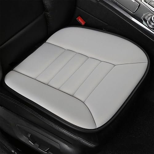 1 Stück Vordersitze Sitzkissen Auto Sitzschoner Memory Schaum Sitzauflage Weich rutschfest Gegen Schwitzen Autositzkissen für Audi Q1 Q2 Q3 Q5 Q7 Q8, Autozubehör,Grey 2