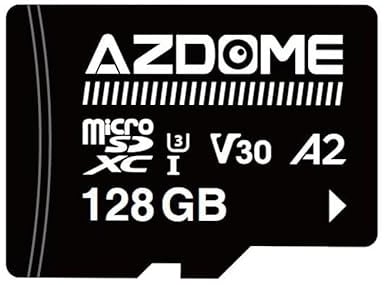 AZDOME 128 GB Micro-SD-Speicherkarte für Dashcam U3, A2