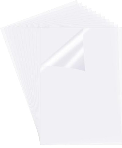 Caydo 50 Blatt A3 wasserdichte Tintenstrahlfolie Blätter 27,9 x 43,2 cm transparente Folie für Siebdruck für Standard-Tintenstrahldrucker, schnell trocknendes Design