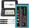 Uwayor 3DS XL Akku Wiederaufladbarer SPR-003 2000mAh Lithium-Ionen-Akku für Nintendo 3DS XL New 3DS XL 3DS LL Gamepad Joypad Batterie