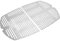 Denmay Parrillas de acero inoxidable 7646 para Weber Q300, Q320, Q3000, Q3200 Serie, 63,5 x 45,2 cm, piezas de repuesto 57060001, 586002, 404341, 2 unidades