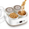 Fermenteur électrique automatique Natto, machine à yaourt entièrement automatique 1,5 L avec panneau de commande intelligent, yaourtière avec contrôle de la température, 4 récipients en céramique
