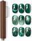 MAYCHAO 3 in 1 Cat Eye Magnet for Nails, Cigar Shape Cylindrical Cat Eye Nail Magnet with Multi-Function for Gel Nail Polish Nails, Strong Suction Nail Magnets for Nail Art DIY at Home