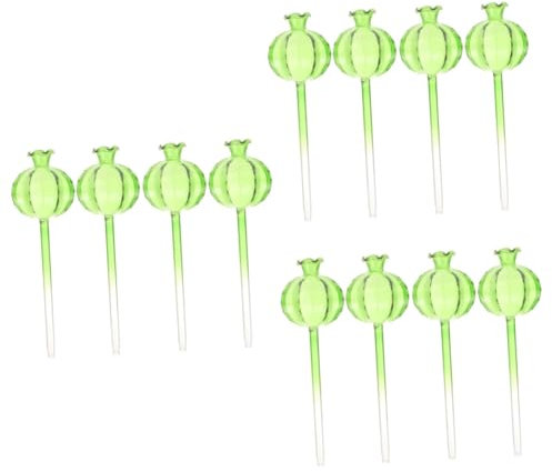 Milisten 12piezas Dispositivo De Riego Automático para Plantas Unidades De Vidrio Autorriego para Interiores y Exteriores Sin Preocupaciones Vacaciones