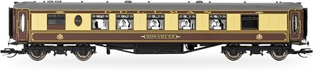 Hornby TT TT4003G Pullman 1st Class Kitchen Rosamund Coaches, braun/gelb