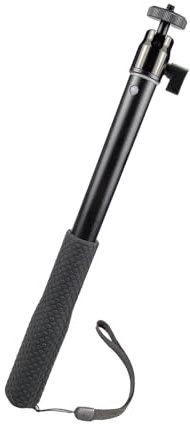 Monopode Extensible en 4 Sections avec Monopode À 360 Degrés Rotation Tête Tête Tête Téléphone pour Le Ski Plongée Monopode Imperméable pour Plongée en Apnée Le Ski