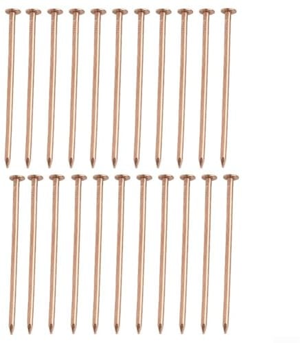 Chiodi per la rimozione dei ceppi di albero, 3 punte in rame da 13,7 cm per uccidere le radici degli alberi, 22 pezzi in rame per la soppressione di ceppi e radici in giardini e cortili