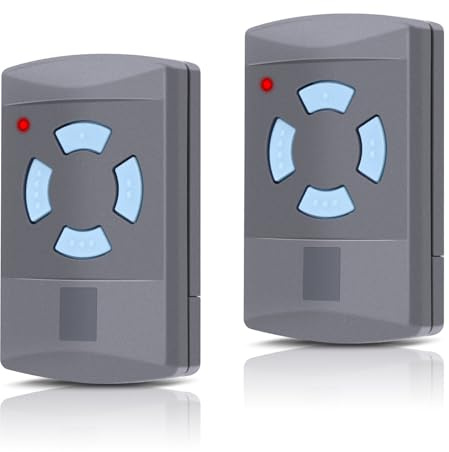 2 Stück Ersatz Garagentoröffner für HSM4-868, 868,3 MHz 4-Kanal Fernbedienung Kompatibel mit HSE2-868, HS4-868, Blue Button Modellen