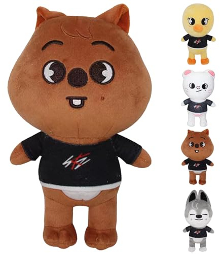 WENAUANG skzoo Plüsch, Kids Plüschfigur, Süßes Cartoon Plüschtier (25cm), Geburtstags Geschenk Für Kinder, Niedliches Sammlerstück für Fans(Bear)
