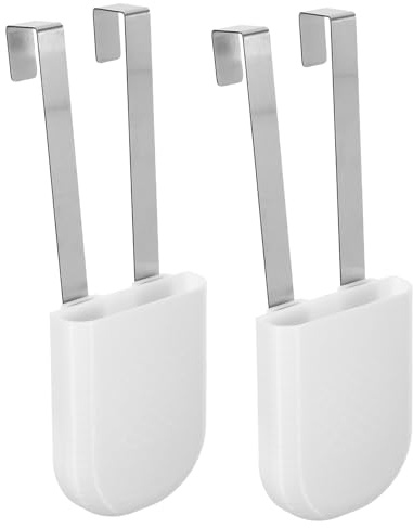 COLLBATH 2pcs Hanging Toilet Tank Cleaning Tablet Holder Toilet Bowl Cleaner Bracket for Tank Tablets for Fresh Bathroom Apartments and Events