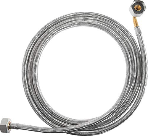 Cornat T357216 Prolongation pour Tuyau d'arrivée d'eau pour Machine à Laver, Acier INOX, 2,5 m, Multicolore