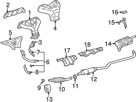 Toyota 90080-46225 Exhaust Clamp