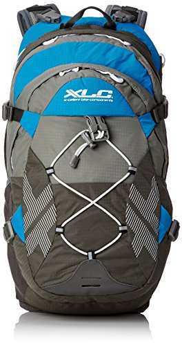 XLC Unisex – Erwachsene Bike Rucksack BA-S48, Grau Blau, 270x470x220