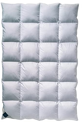 billerbeck Daunendecke | Catalina | 200 x 200 cm | 100% Daunen | Optimale Wärme- und Feuchtigkeitsregulierung | Hausstaub-Allergiker geeignet