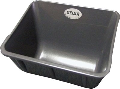 Unbekannt Futtertrog 14 L, 24mm Loch und Stopfen schwarz