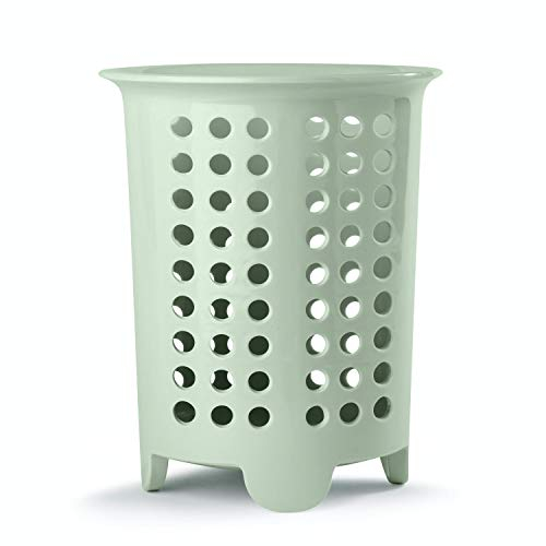 Melamine Cutlery Drainer/Utensil Pot : 17x14cm : Sage Green