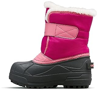 Sorel KIDS SNOW COMMANDER Schneestiefel für Unisex Baby, Rot (Tropic Pink x Deep Blush) - Children, 27 EU
