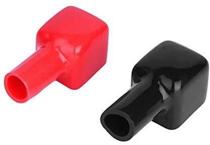motorcycle car m6 leisure positive Battery Terminal connector cover Covers, Pair of Battery Terminal Covers Red & Black Positive and Negative 192681 192682