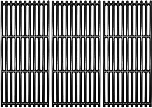 Hongso 46 1/4 Zoll Porzellan Gusseisen Grillroste für Charbroil Tru-Infrared 3 und 4 Brenner 463241314, 463241313, 463268008, 463271913, 463257010, 463270909, 463270909 47109 Modelle, G526-0007-W1