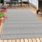 Outdoor Teppich Wetterfest Terasse Garten Balkon Picknick Camping Teppich Boho Design Sisal Optik Flachgewebe Küchenteppich Pflegeleicht Läufer Teppich Farbe: Grau, Grösse: 80 x 250 cm