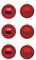 Inge Glas Weihnachtskugeln | Schöne Christbaumkugeln aus Glas | 30 Kugeln in Karton-Box | Christbaumschmuck Weihnachtsbaumschmuck Weihnachtsbaumkugeln (Ochsenblut | rot Glanz/matt)