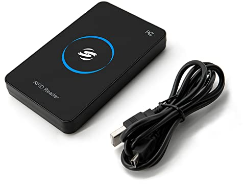 Riversmerge ID RFID Reader für TK4100/EM4100/EM4200 Karte USB Tastatur Emulation LED Board kompatibel mit Windows/Android/Liunx System + 5 Stück Karte