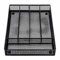 Herogo Cutlery Organiser, 5 Compartments Cutlery Tray, Black Steel Mesh Organiser for Kitchen Drawer, Anti-Slip Utensil Trays for Knife Fork Spoons, 31.8x23.7x5cm (Metal Black)