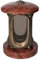 Grablaterne aus Bronze Gold Grableuchte Grablicht Grablampe stillvoll elegant