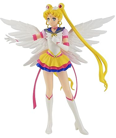 BANPRESTO, Sailor Moon Pretty Guardian Sailor Moon Cosmos The Movie, Glitter&Glamours 23 cm, Mehrfarbig BP88290