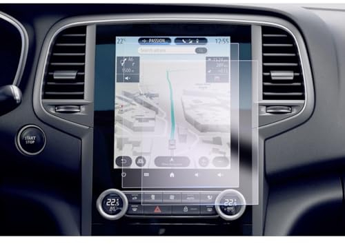 GAFAT [2 Stück] Kompatibel mit Renault Megane 4 2020-2024 9,3 Navigation Schutzfolie, 9,3 Nano Displayschutzfolie für Megane IV Multimedia Screens, Stoßfest, 6H Anti-Kratzen