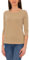Alkato Damen Shirt 3/4 Arm mit Rundhals, Farbe: Dunkelbeige, Größe: S