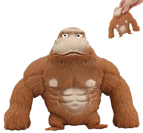 Gorilla Squeeze Toy, TIANLIN Squishy Monkey Toy, Weich Dekompressionsgorilla, Gorilla Stressabbau Spielzeug, Geeignet für Freizeit Stressabbau und Unterhaltung